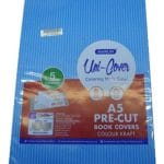 Marlin Kids A5 Precut Book Cover Blue 5 Pack
