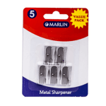 Marlin Metal Sharpeners 1 Hole 5's Blister pack