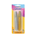 Marlin Kids Glitter Glue 10ml 2's
