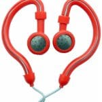 Geeko Hook On Stereo Earphones Red