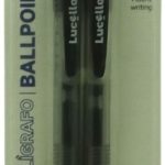Artwell 2 Pack Ballpoint Black Pens