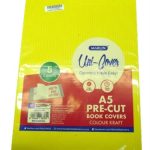Marlin Kids A5 Precut Book Cover Yellow5 Pack