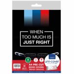 Marlin A4 BMW Power Precut Book Covers 5PK