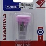 Marlin Essentials One Hole Plastic Pink Sharpener