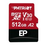 Patriot EP V30 A2 512GB Micro SDXC Memory Card (Without Adapter)